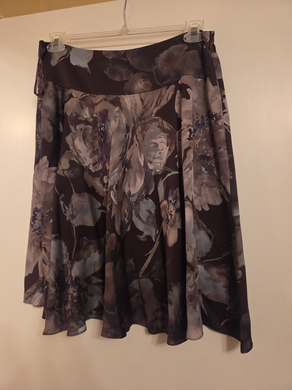 Lauren Ralph Lauren Silk Skirt In Brown Floral